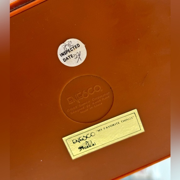 Vintage 1989 Karen Hahn ENESCO Mice Sewing Machine Musical Figurine collectible - Picture 6 of 9